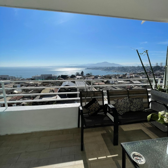 CONCÓN / ARRIENDO DEPTO AMOBLADO 1D 1B VISTA AL MAR - Imagen 11